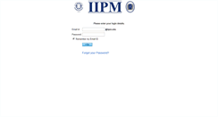 Desktop Screenshot of mail.iipm.edu
